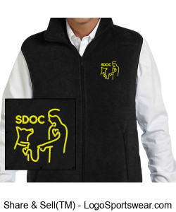 Adult Fleece Vest Design Zoom